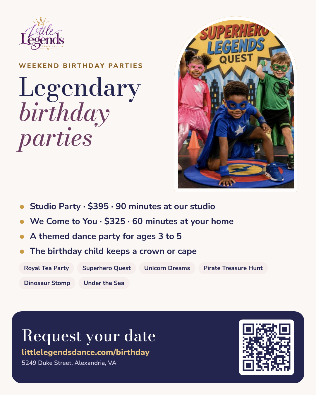 Little Legends Birthday Parties